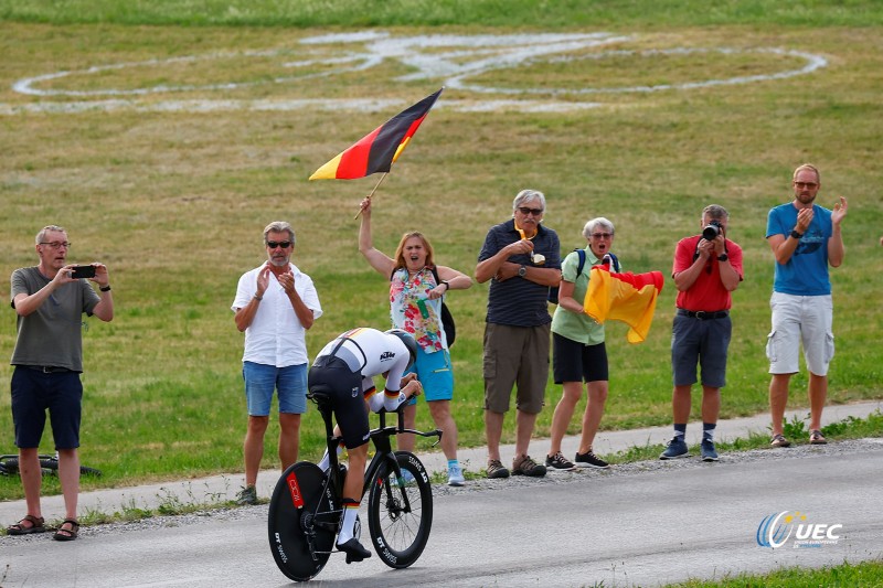 European Championships Munich 2022 - 2022 UEC Road Elite European Championships - Men's ITT - 17/08/2022 - Miguel Heidemann (GER) - photo Luca Bettini/UEC/SprintCyclingAgency?2022